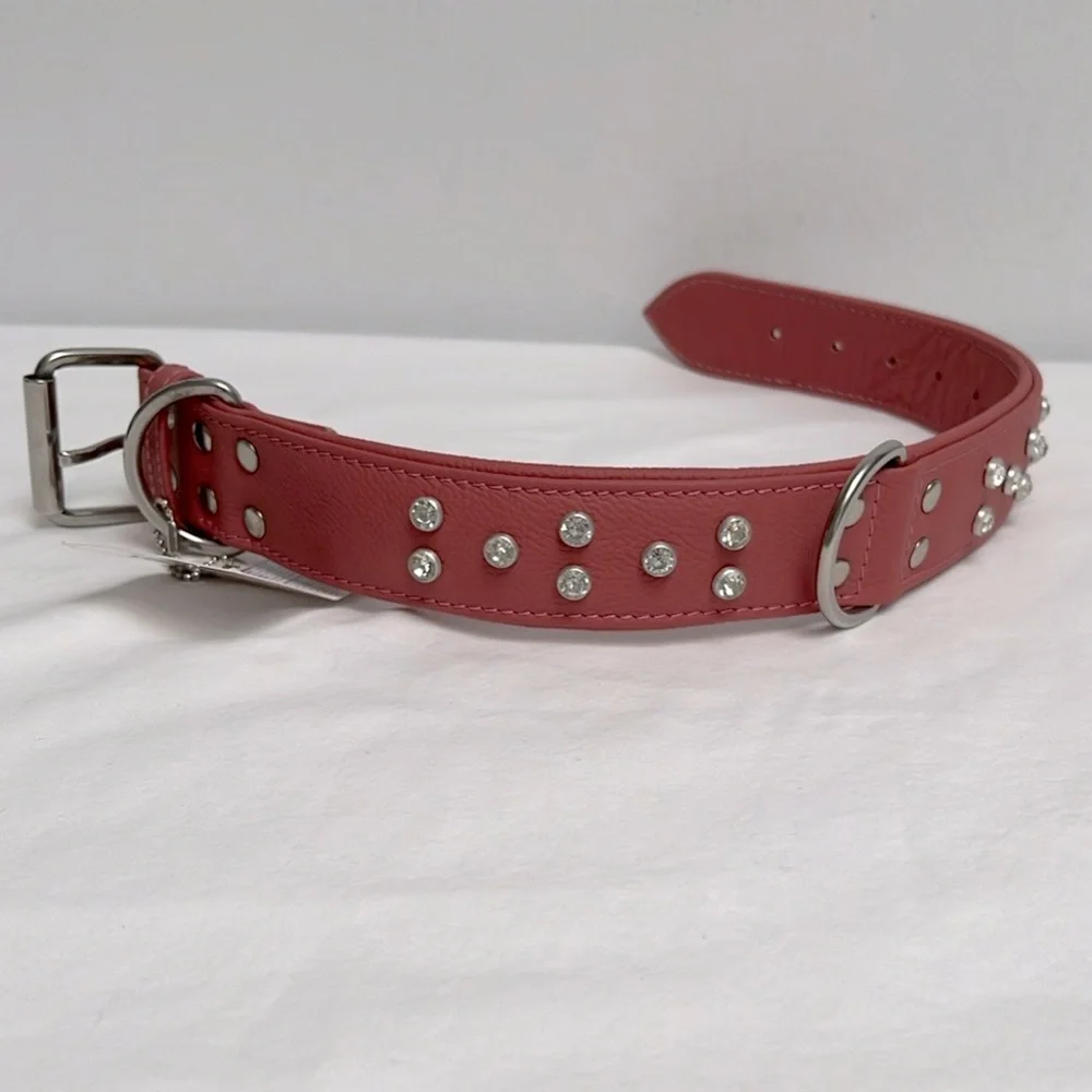 Angel Pet Supplies Studded Crystal Dog Collar